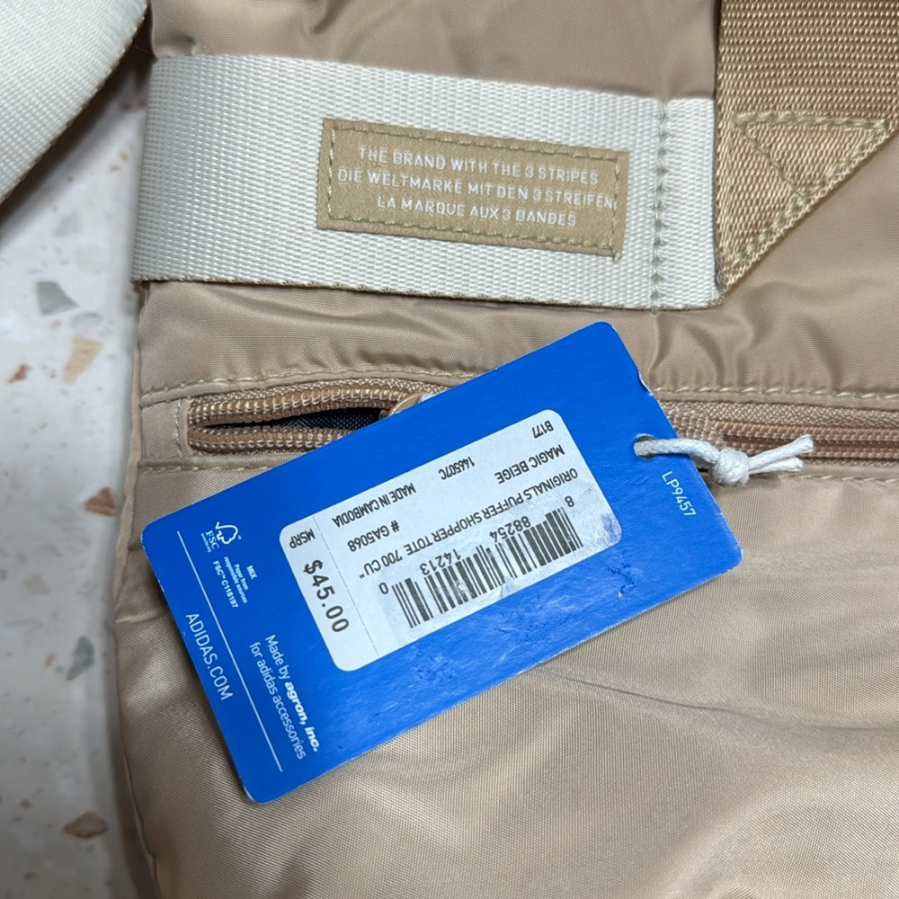Adidas originals puffer shopper tote - Picture 2 of 7